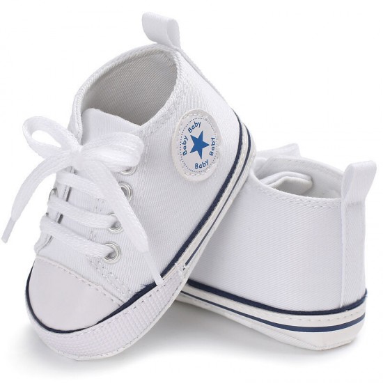 Newborn Baby Boy Girl Pram Shoes Infant Sneakers Toddler PreWalker Trainers 0-18
