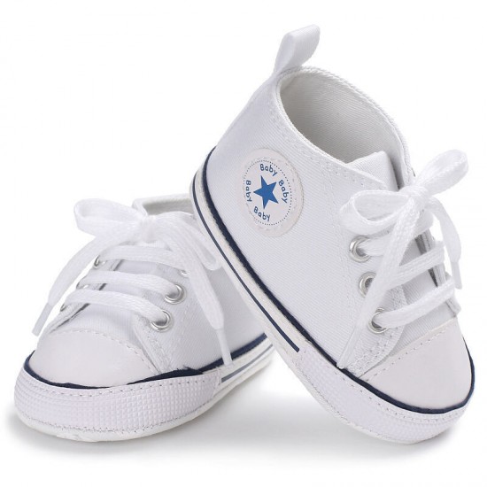 Newborn Baby Boy Girl Pram Shoes Infant Sneakers Toddler PreWalker Trainers 0-18