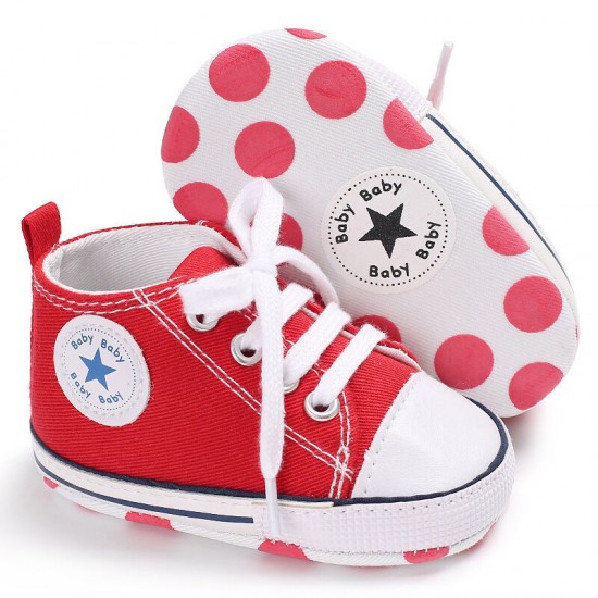 Newborn Baby Boy Girl Pram Shoes Infant Sneakers Toddler PreWalker Trainers 0-18