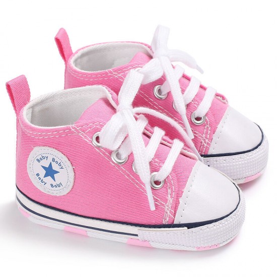 Newborn Baby Boy Girl Pram Shoes Infant Sneakers Toddler PreWalker Trainers 0-18