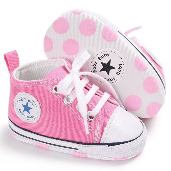 Newborn Baby Boy Girl Pram Shoes Infant Sneakers Toddler PreWalker Trainers 0-18