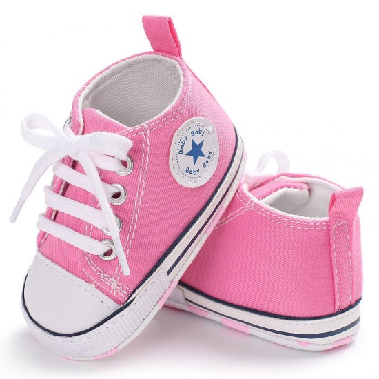 Newborn Baby Boy Girl Pram Shoes Infant Sneakers Toddler PreWalker Trainers 0-18