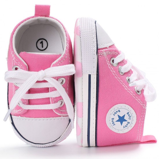 Newborn Baby Boy Girl Pram Shoes Infant Sneakers Toddler PreWalker Trainers 0-18
