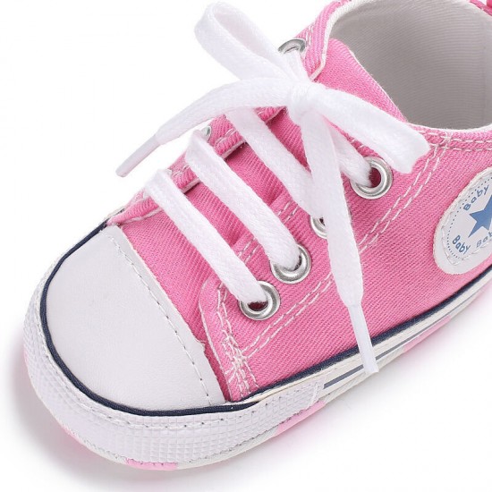 Newborn Baby Boy Girl Pram Shoes Infant Sneakers Toddler PreWalker Trainers 0-18