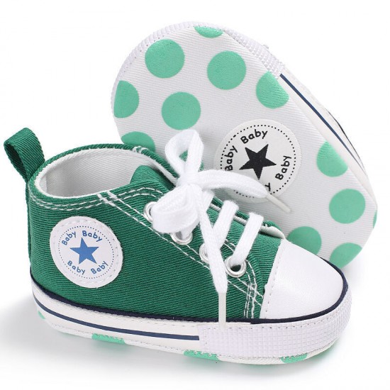 Newborn Baby Boy Girl Pram Shoes Infant Sneakers Toddler PreWalker Trainers 0-18