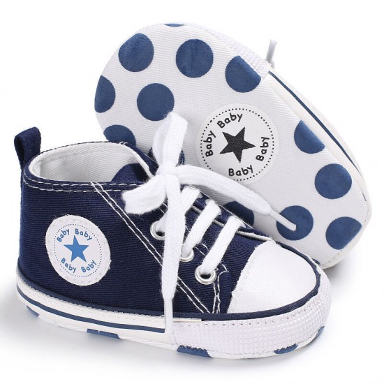 Newborn Baby Boy Girl Pram Shoes Infant Sneakers Toddler PreWalker Trainers 0-18