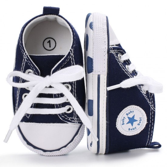 Newborn Baby Boy Girl Pram Shoes Infant Sneakers Toddler PreWalker Trainers 0-18