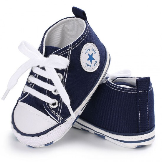 Newborn Baby Boy Girl Pram Shoes Infant Sneakers Toddler PreWalker Trainers 0-18