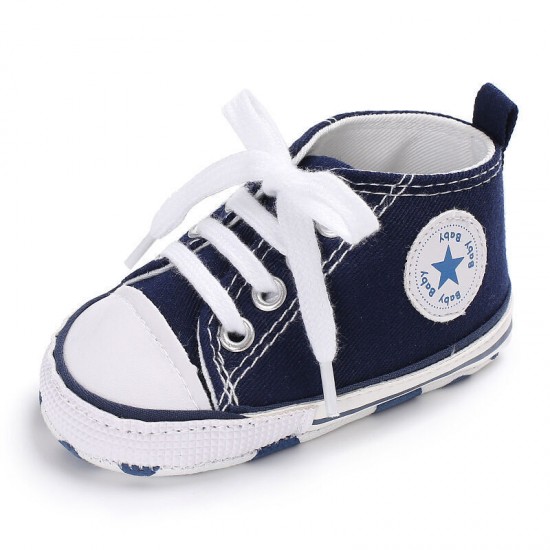 Newborn Baby Boy Girl Pram Shoes Infant Sneakers Toddler PreWalker Trainers 0-18