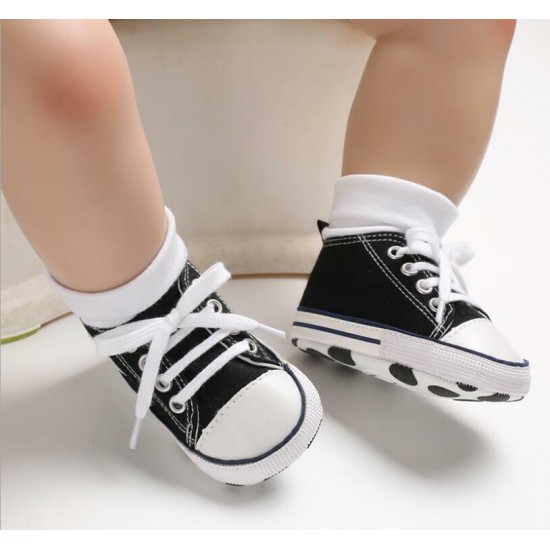 Newborn Baby Boy Girl Pram Shoes Infant Sneakers Toddler PreWalker Trainers 0-18