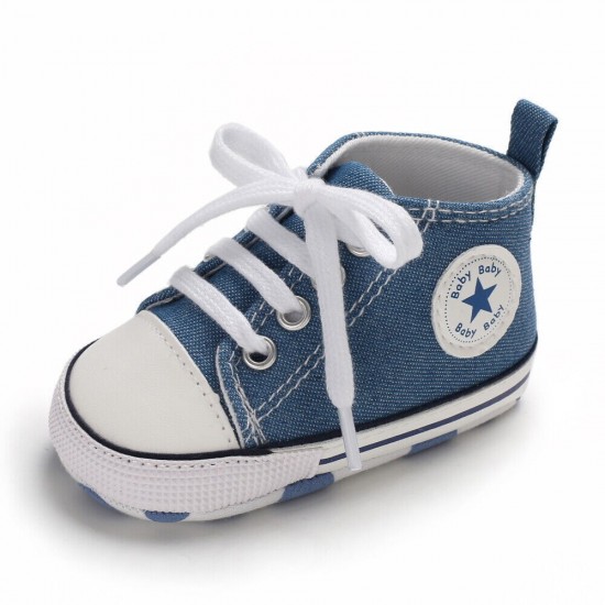 Newborn Baby Boy Girl Pram Shoes Infant Sneakers Toddler PreWalker Trainers 0-18