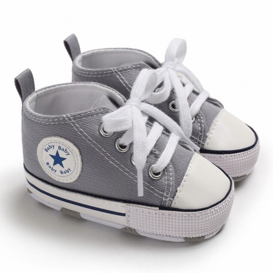 Newborn Baby Boy Girl Pram Shoes Infant Sneakers Toddler PreWalker Trainers 0-18