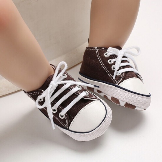 Newborn Baby Boy Girl Pram Shoes Infant Sneakers Toddler PreWalker Trainers 0-18