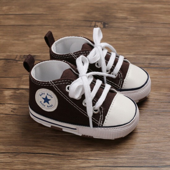 Newborn Baby Boy Girl Pram Shoes Infant Sneakers Toddler PreWalker Trainers 0-18