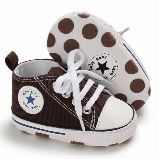 Newborn Baby Boy Girl Pram Shoes Infant Sneakers Toddler PreWalker Trainers 0-18