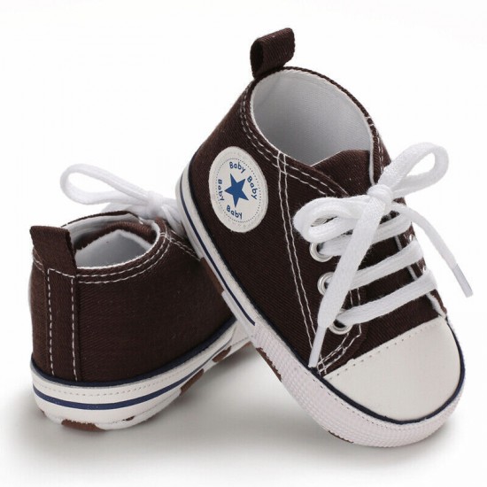 Newborn Baby Boy Girl Pram Shoes Infant Sneakers Toddler PreWalker Trainers 0-18