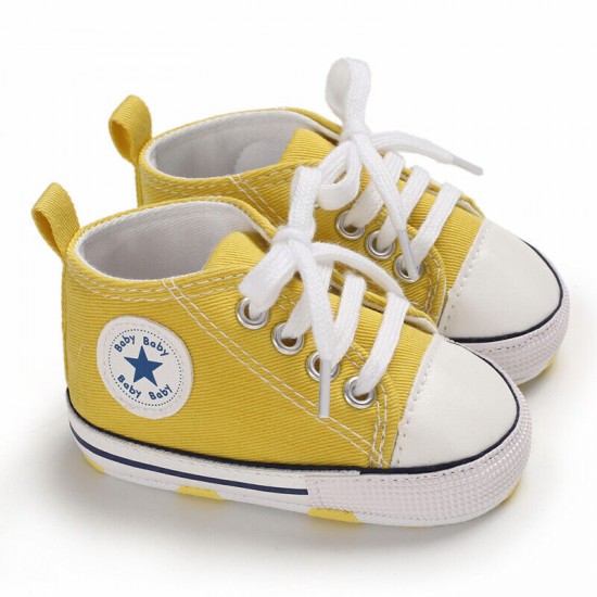 Newborn Baby Boy Girl Pram Shoes Infant Sneakers Toddler PreWalker Trainers 0-18