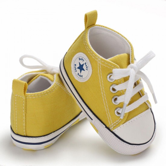 Newborn Baby Boy Girl Pram Shoes Infant Sneakers Toddler PreWalker Trainers 0-18