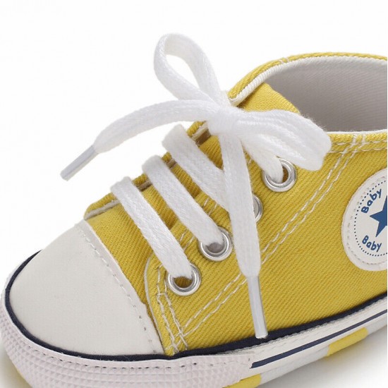 Newborn Baby Boy Girl Pram Shoes Infant Sneakers Toddler PreWalker Trainers 0-18