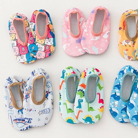 Newborn Baby Girl Boy Toddler Anti-Slip Socks Shoes Aqua Socks Swim Water Shoes