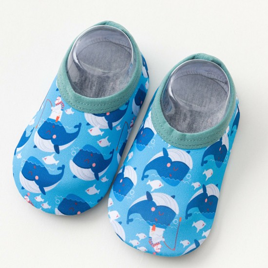 Newborn Baby Girl Boy Toddler Anti-Slip Socks Shoes Aqua Socks Swim Water Shoes