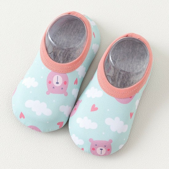 Newborn Baby Girl Boy Toddler Anti-Slip Socks Shoes Aqua Socks Swim Water Shoes