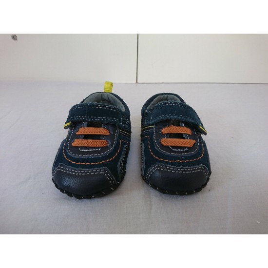 Pediped Baby Shoes Boys 0-6 Months 1471-NV x-small Tristan Blue Brand New 