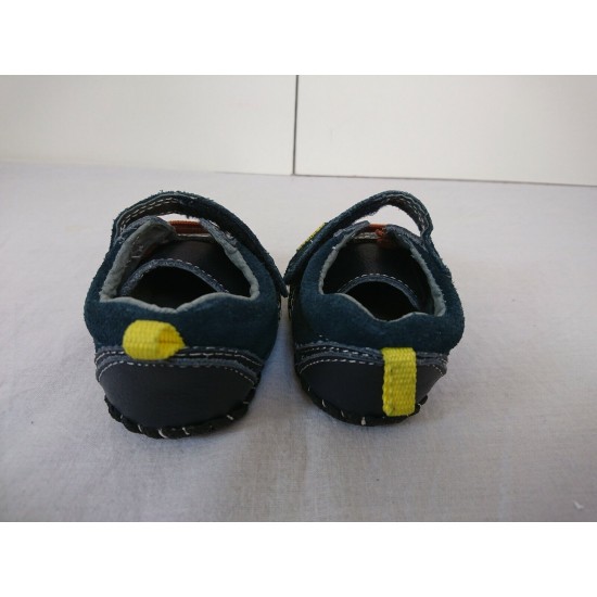 Pediped Baby Shoes Boys 0-6 Months 1471-NV x-small Tristan Blue Brand New 