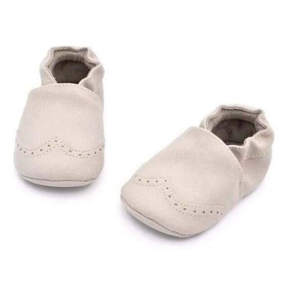 LEATHER BABY SHOES INFANT TODDLER GIRL BOY SOFT SOLE FIRST WALKER BABY MOCCASINS