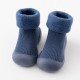 Toddler Kids Baby Boys Girls Solid Knitted Soft Sole Rubber Shoes Socks Slipper