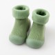 Toddler Kids Baby Boys Girls Solid Knitted Soft Sole Rubber Shoes Socks Slipper