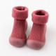 Toddler Kids Baby Boys Girls Solid Knitted Soft Sole Rubber Shoes Socks Slipper
