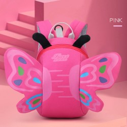 3D children's schoolbag children's backpack kindergarten butterfly toddler backpack fashion travel outdoor anti-lost bag