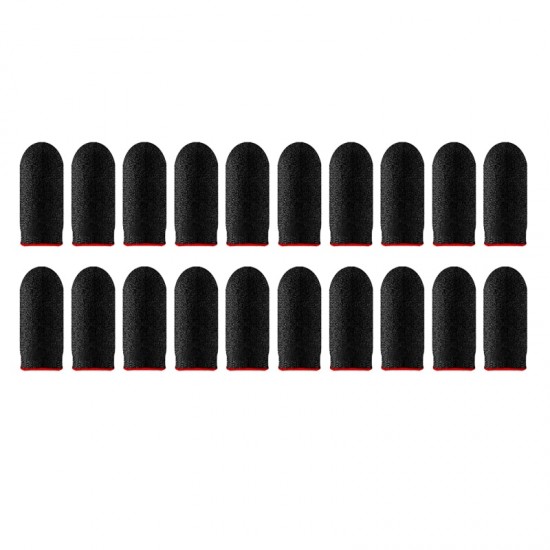 20PCS Game Finger Cover Breathable Game Sweatproof Touch Screen Thumb Cover Phone Touch Anti Slip Gloves