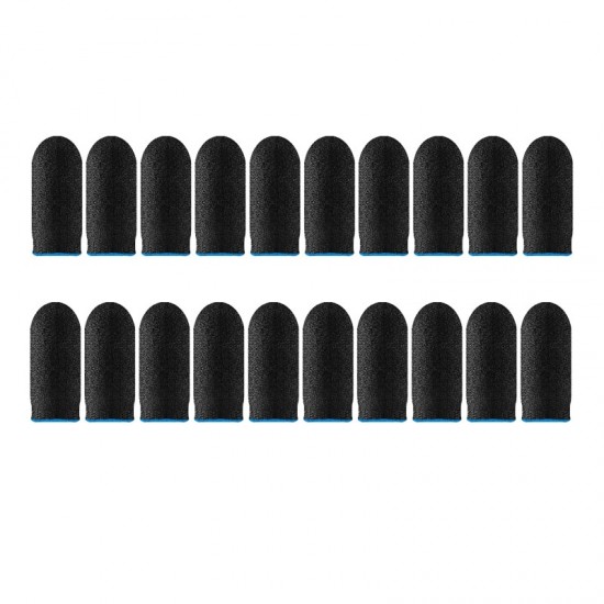 20PCS Game Finger Cover Breathable Game Sweatproof Touch Screen Thumb Cover Phone Touch Anti Slip Gloves