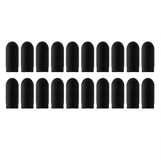 20PCS Game Finger Cover Breathable Game Sweatproof Touch Screen Thumb Cover Phone Touch Anti Slip Gloves
