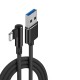 90 Degree USB Data wire Fast Charger Cable for iPhone 12 11 Pro 14 13 MiNi XR XS MAX 7 8 6S Plus SE Original Charging cord 2m 3m