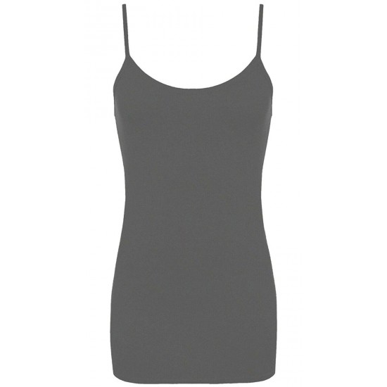 Womens Strappy Bodycon Mini Dress Sleeveless Plain Cami Vest Tank Tunic Top Tee