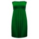 LADIES WOMEN PLUS SIZE SHEERING BOOBTUBE BANDEAU STRAPLESS TOP SUMMER DRESS 8-26