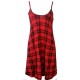 Women Camisole Print Flared Skater Strappy Vest Top Swing Mini Summer Dress