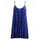 Women Camisole Print Flared Skater Strappy Vest Top Swing Mini Summer Dress