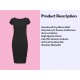 LADIES WOMANS CAP SLEEVE MIDI DRESS BODYCON SUMMER MAXI MIDI DRESS PLUS SIZE