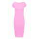 LADIES WOMANS CAP SLEEVE MIDI DRESS BODYCON SUMMER MAXI MIDI DRESS PLUS SIZE