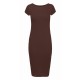 LADIES WOMANS CAP SLEEVE MIDI DRESS BODYCON SUMMER MAXI MIDI DRESS PLUS SIZE