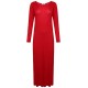 WOMENS LONG SLEEVE LONG MAXI DRESS LADIES PLAIN MAXI JERSEY PLUS SIZE 8-26