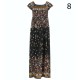 New Ladies Womens Cotton Short Sleeve Summer Beach Holiday Maxi Dress Size 8-22