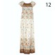 New Ladies Womens Cotton Short Sleeve Summer Beach Holiday Maxi Dress Size 8-22
