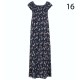 New Ladies Womens Cotton Short Sleeve Summer Beach Holiday Maxi Dress Size 8-22
