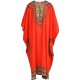 Unisex Mens Womens Cotton Kaftan Dress African Design Printed Back and Front 