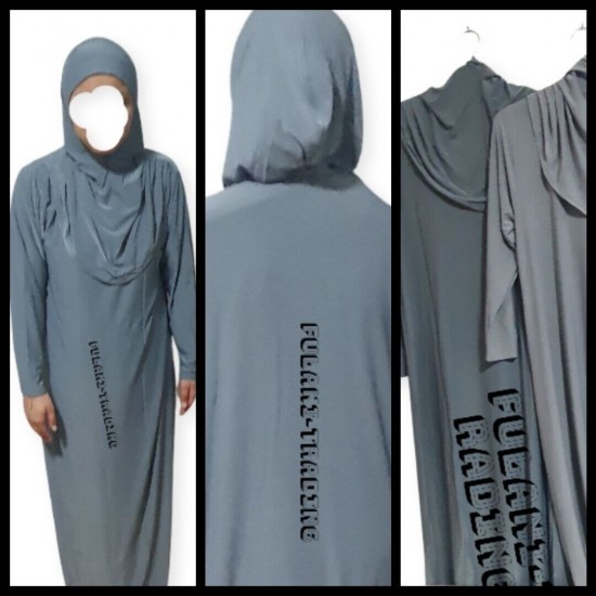 One Piece Muslim Women Prayer Dress Islamic Hijab Abaya Khimar Jilbab Kaftan